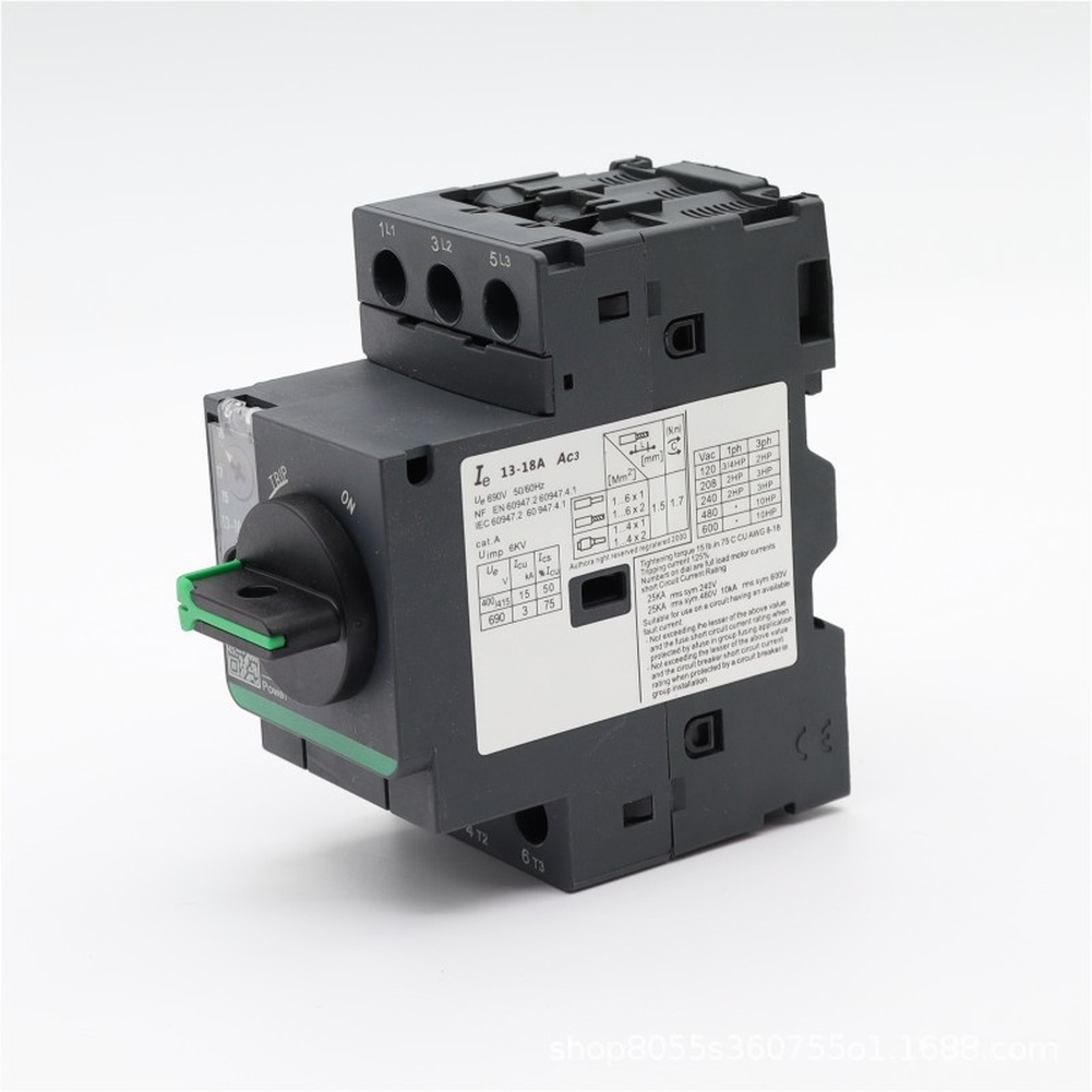Din Rail Circuit Breaker - 3P 모터 회로 차단기 GV2PE01C, 조절