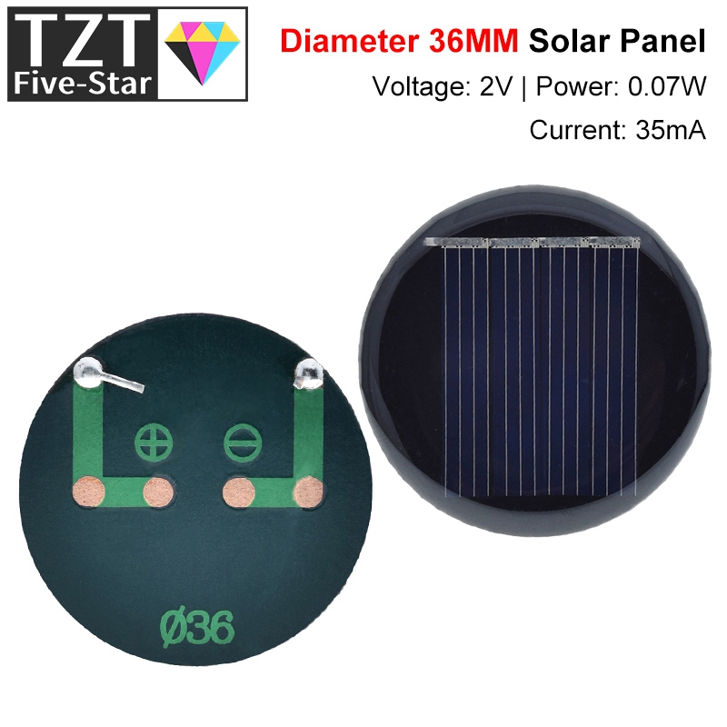 1/3/5PCS 2V 35mA 0.07W D36MM 다 - Jinko Solar Panel Cheetah 리뷰 및 가격