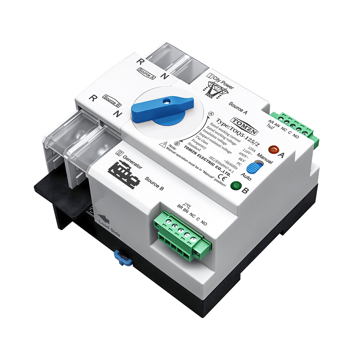 TOMZN 딘 레일 2P 3P 4P ATS 이중 전원  - Din Rail Circuit Breaker 리뷰 및 가격
