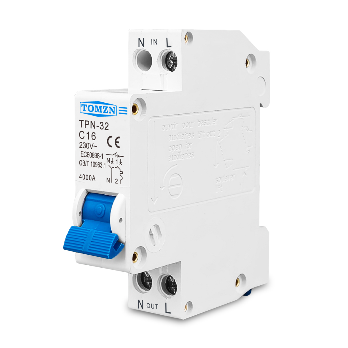 TOMZN TPN 1P+N 미니 회로 차단기 MCB 6 - Din Rail Circuit Breaker 리뷰 및 가격