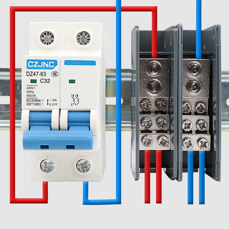 150A DIN 레일 단자대 분배함, 다중 출력 유니버 - Din Rail Circuit Breaker 리뷰 및 가격