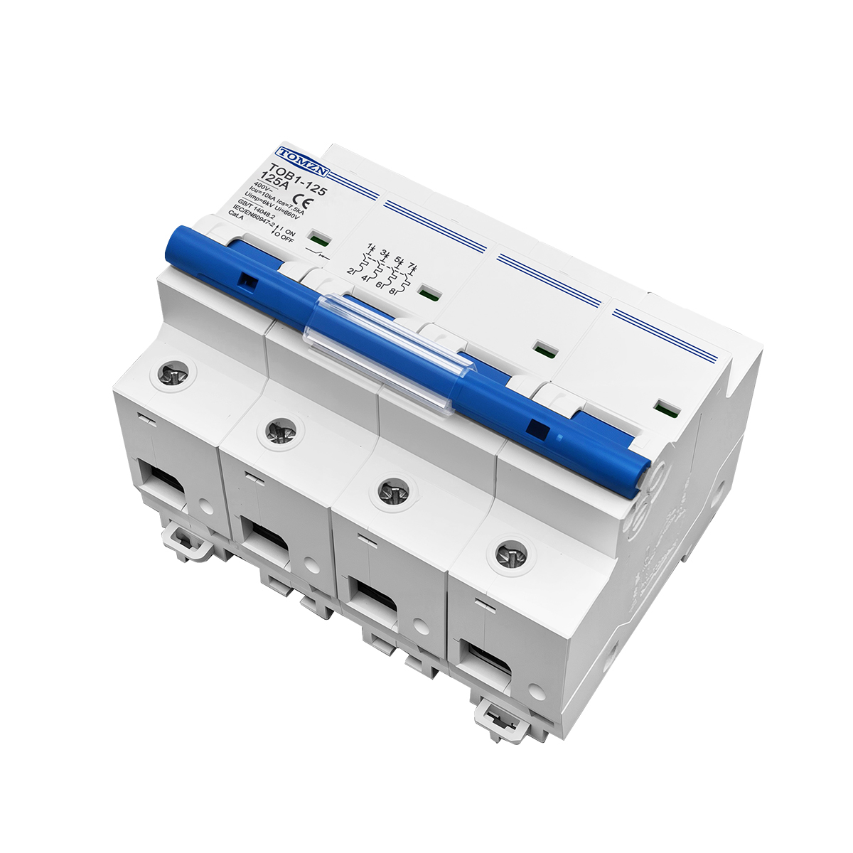 1P 2P 3P 4P 400V AC 고전류 MCB 80 - Din Rail Circuit Breaker 리뷰 및 가격