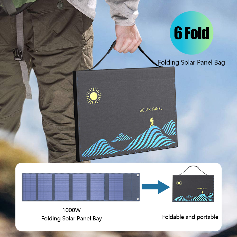 1000W 태양 전지 패널 휴대용 접이식 가방 USB  - Jinko Solar Panel Cheetah 리뷰 및 가격