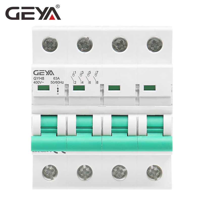 GEYA GYH8 DIN 레일 2극 4극 메인 스위치  - Din Rail Circuit Breaker 리뷰 및 가격