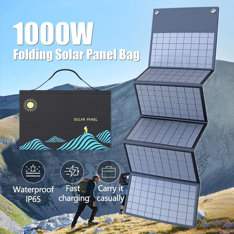 1000W 휴대용 접이식 태양광 패널, 보관 가방 포함 - Jinko Solar Panel Cheetah 리뷰 및 가격